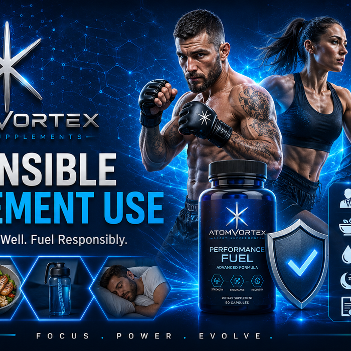 Atom Vortex Endorses Responsible Supplement Use Only - Atom Vortex