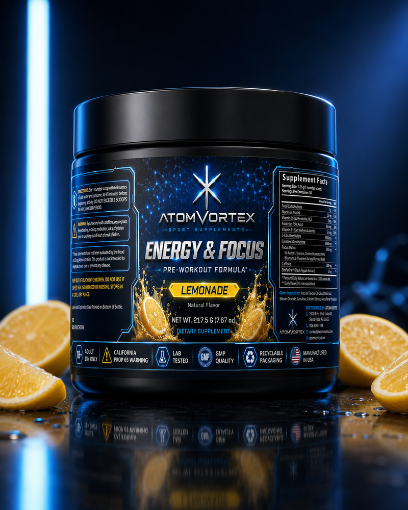 Energy & Focus Pre-Workout — Lemonade