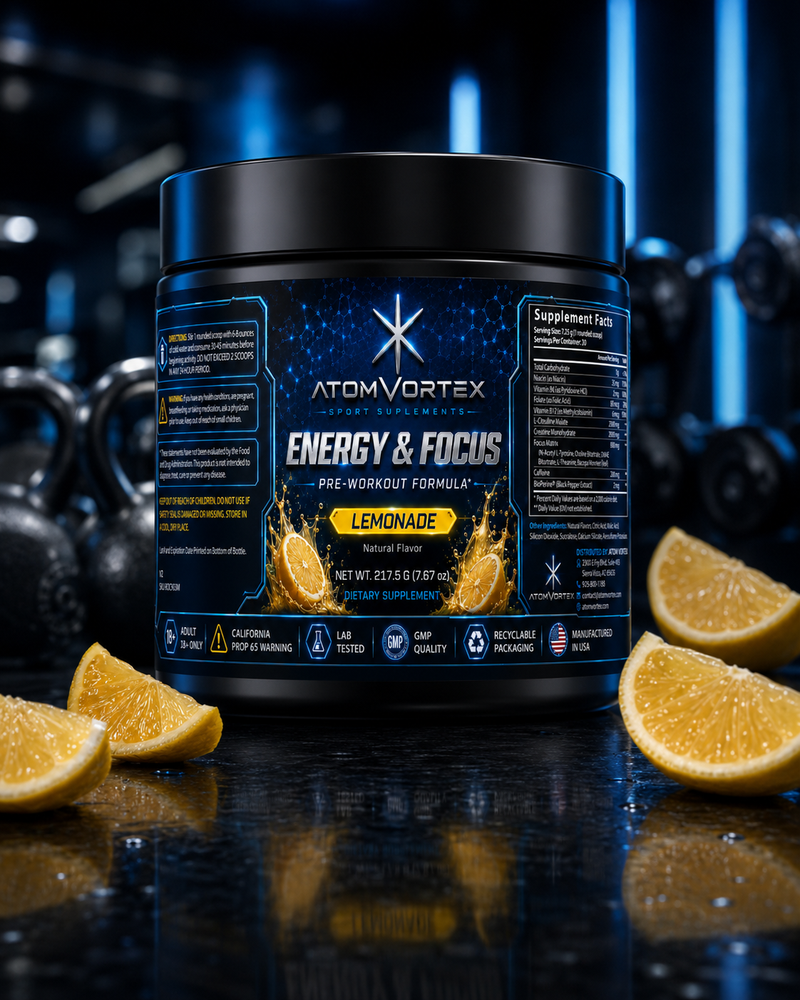 Energy & Focus Pre-Workout — Lemonade