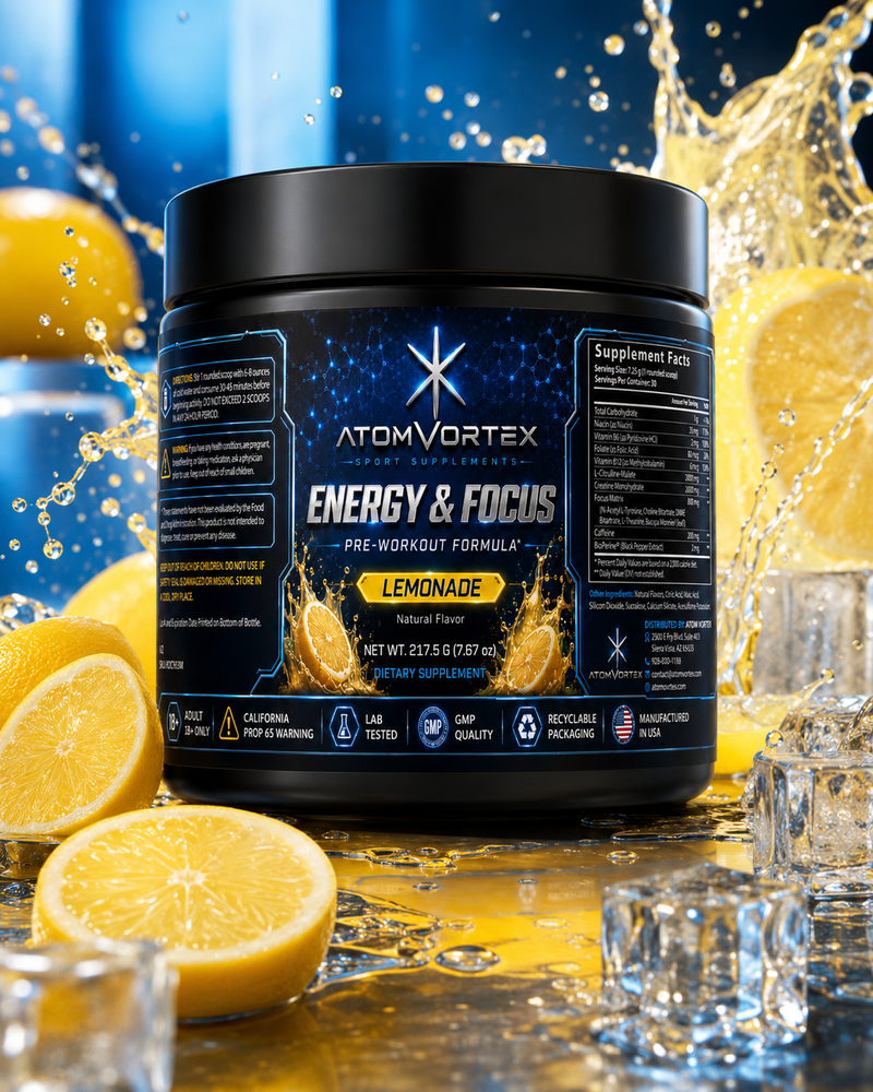 Energy & Focus Pre-Workout — Lemonade