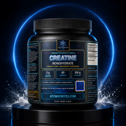 Creatine Monohydrate supplement bottle with front label, 5 g, 60 servings, 300 g