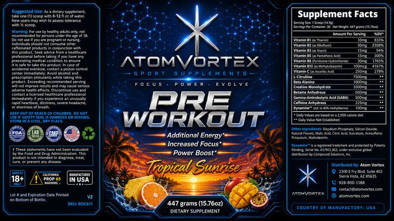 Pre Workout — Tropical Sunrise