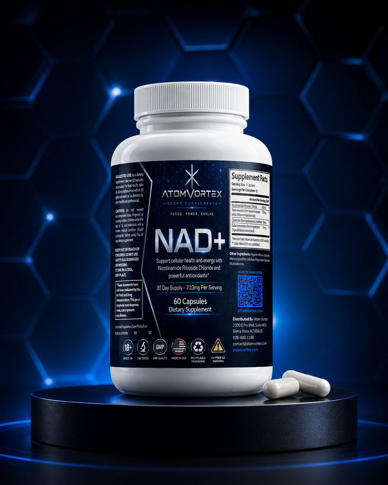 Atom Vortex NAD+ — Cellular Energy Support