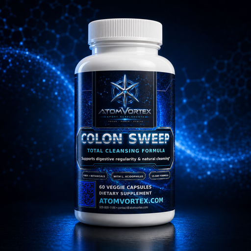 Blue-labeled dietary supplement bottle with white cap, front label visible